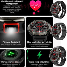 Load image into Gallery viewer, 1.45" Smart Watch for Men Women (Make/Answer Call), 2024 New Mens Smartwatches, Hands-Free Calling & LED, Fitness Tracker Smartwatch for Android iPhones, Digital Watches Step Counter, 3 Straps (Black)_1301