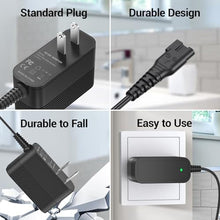Load image into Gallery viewer, 1.9V Charger for Panasonic Beard Hair Trimmer ER-GB80 1.4A AC Adapter, Black_1196