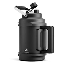 Load image into Gallery viewer, 1 Gallon Insulated Water Bottle for Travel: 2-in-1 Straw Spout Lid, Dual Handle, Leakproof, Keep Cold 48H, 128oz Stainless Steel Water Jug for Gym, Biking, Road Trip, Work, Home, Picnic (Midnight)_1