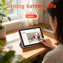 Load image into Gallery viewer, 10 Inch Android 15 Tablet, 8GB RAM 32GB Storage Tablets, 10.1" HD IPS Display, 5G WiFi-6, Tablets with 6000mAh Battery, Dual Camera for Video Call, Android Tablet with Case & Stylus Pen for Work/Study, Pink_895