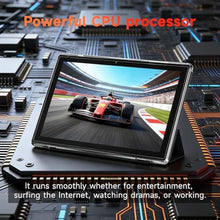 Load image into Gallery viewer, 10 Inch Android 15 Tablet, 8GB RAM 32GB Storage Tablets, 10.1" HD IPS Display, 5G WiFi-6, Tablets with 6000mAh Battery, Dual Camera for Video Call, Android Tablet with Case & Stylus Pen for Work/Study, Black_49