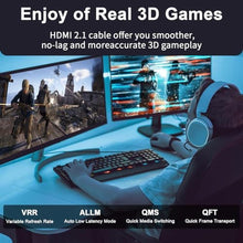 Load image into Gallery viewer, 10FT HDMI 2.1 Cable 3 Pack 8K60Hz 4K120Hz, 48Gbps Ultra High Speed HDMI Cable with Gold Plated Connectors, Red Aluminum Housing, for PS5, Xbox Series X, 4K TV, Projector, Wall Mount TV, Conference._4547