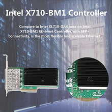 Load image into Gallery viewer, 10Gb PCI-E X8 NIC Network Card, with Intel XL710-BM1 Ethernet Controller,Dual SFP+ Port, Compare to Intel XL710-DA4,PCI-Express Ethernet Adapter Support Windows Server,Linux,VMware, XLDAxSFP_8470