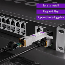 Load image into Gallery viewer, 10GBASE-T SFP+ to RJ45 Transceiver, 1/2.5/5/10G Multi-Rate Copper SFP+ to Ethernet Module for Cisco SFP-10G-T-S, Ubiquiti UniFi UF-RJ45-10G, Mikrotik S+RJ10, Meraki, Netgear, D-Link and More, 1 Pack, ForCisco_432