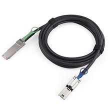 Load image into Gallery viewer, 10Gtek QSFP (SFF-8436) to SFF-8088 DDR Hybrid Mini SAS Cable, External Copper SAS Cable for NetApp DS4243 DS4246 DS2246, 100-Ohm, 2-m(6.6ft), pc_1