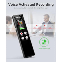 Load image into Gallery viewer, 128GB Digital Voice Recorder for Lectures Meetings - MECHEN 1536Kbps Voice Activated Recording Device Audio Recorder with Playback,Password_1007