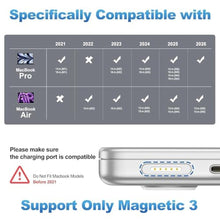 Load image into Gallery viewer, 140W USB C to Magnetic 3 Charging Cable for MacBook Air Pro(2M/6.6FT)Blue_307