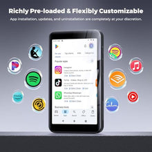 Load image into Gallery viewer, 160GB innioasis G5 MP3 Player with Bluetooth and WiFi, MP3 Player with Spotify, Spotify Kids, Pandora, Play Store, Parental Manager App, Calm, 4" HD Full Touch Screen MP4 Music Player for Kids (Black)_2072