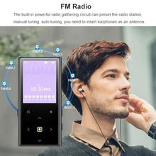 Load image into Gallery viewer, 160GB MP3 Player for Kids with Bluetooth Portable Music Player 2.4" Large Screen Built-in Speaker Support Video FM Radio Voice Recorder E-Book Earphones Included, Black_885