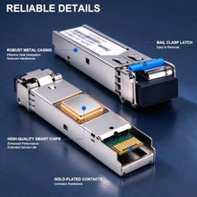 Load image into Gallery viewer, 2 Pack 1.25G SFP Network Transceiver Module, 1000Base-LX Single Mode_89