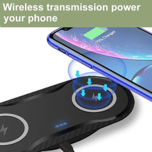 Load image into Gallery viewer, 2 Pack Dual 15W Wireless Charger for Multiple Devices, 30W Fast Wireless Charging Pad/Mat for Apple iPhone, for AirPods, for Samsung Phone, for Google Pixel, and All Qi-Enabled Devices (Black-2Pack), BlackPack_1293