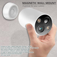 Load image into Gallery viewer, 2-Pack Magnetic Wall Mounts - Compatible with TP-Link Tapo MagCam Outdoor Camera 2024 PCMag Recommended Outdoor Security Camera Accessories, White_1659