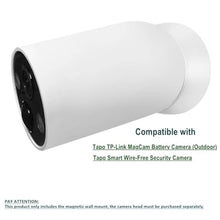 Load image into Gallery viewer, 2-Pack Magnetic Wall Mounts - Compatible with TP-Link Tapo MagCam Outdoor Camera 2024 PCMag Recommended Outdoor Security Camera Accessories, White_1661