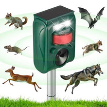 Load image into Gallery viewer, 2026 Solar Ultra-Sonic Cat Animal+Deer Repellent Outdoor Deterrent Repeller, Green_1