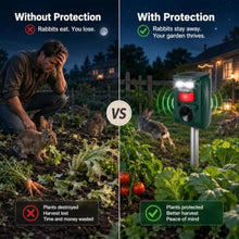 Load image into Gallery viewer, 2026 Solar Ultra-Sonic Cat Animal+Deer Repellent Outdoor Deterrent Repeller, Green_892