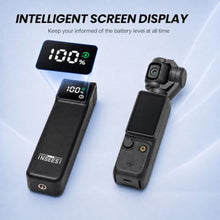 Load image into Gallery viewer, 22.5W Fast Charging Battery Handle Compatible with DJI Osmo Pocket 3/4/4Pro, black_262