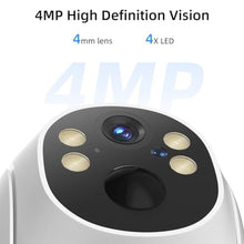 Load image into Gallery viewer, 2K Solar Security Camera Wireless Outdoor, 1 Camera, White_2182