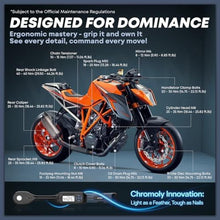 Load image into Gallery viewer, 3/8 Torque Wrench Digital (2.21-44.25 Ft. Lb) 2% High accuracy Digital Torque Wrench 3/8 Drive Ratchet with Buzzer&LED Indicator Track Mode/Universal Joint&6" Xtension Bar for Bike Moto Auto, Blackblue_5494