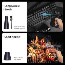 Load image into Gallery viewer, 3-Gear Electric Portable Air Duster - 180000RPM Jet Dryer Blower, No Canned Air, Jet Fan for Car Dry, Computer Cleaning, Black_7332
