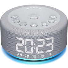 Load image into Gallery viewer, 3 in 1 Sound Machine Alarm Clock Night Light White Noise Machine with 30 Sleeping Sounds for Baby Kids Adults 32 Level Volume Auto Off Timer Memory Function Digital Clock with 30 Wake Up Sounds_1