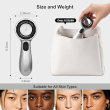 Load image into Gallery viewer, 30x Magnifying Dermatoscope with LED, Rechargeable Handheld Skin Analyzer, 4 Lighting Modes & High Clarity Lens for Skin, Scalp & Hair Follicle Observation, Grey_2961
