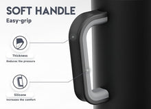 Load image into Gallery viewer, Meoky 40 oz Tumbler with Handle and Straw, Insulated Tumbler with Lid and Straw, Stainless Steel Travel Mug, Keeps Cold for 34 Hours, 100% Leak Proof, Fits in Car Cup Holder (Night)