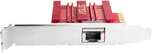 Load image into Gallery viewer, ASUS XG-C100C 10G Network Adapter PCI-E x4 Card with Single RJ-45 Port and Built-in QoS for use with Windows 10/8.1/8/7 and Linux Kernel 4.4/4.2/3.6/3.2 (XG-C100C)