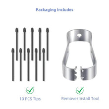 Load image into Gallery viewer, Marker Pen Tips Replacement for BOOX Stylus Pen, Pen Tips/Nibs for BOOX Pen2 Pro, Max Lumi2, Note Air2, Note5, Nova Air C Stylus, Remarkable 2 Pen Tips (10 Pcs)