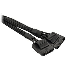 Load image into Gallery viewer, COMeap Molex Power Cable for EVGA PSUs, 6 Pin to 3X 4 Pin Molex Hard Drive Adapter Sleeved Splitter for Some Specific Types of EVGA Power Supply 20-in(50cm)