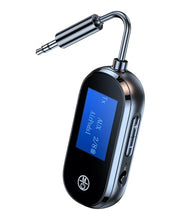 Load image into Gallery viewer, Airplane Bluetooth Adapter for Headphones, Bluetooth Transmitter for TV/PC/Flight/Gym, Wireless Music Audio Receiver for Speaker/Home Stereo/Car, KAIY Wireless 5.3 Transmitter Receiver AUX Adapter