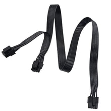 Load image into Gallery viewer, COMeap CPU Cable for Corsair PSUs, CPU 8 Pin Male to Dual CPU 8 Pin (4+4 Detachable) Male EPS-12V Motherboard Power Adapter for Thermaltake ARESGAME Power Supply 27-inch(69cm)