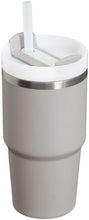 Load image into Gallery viewer, Stanley Quencher H2.0 FlowState Stainless Steel Vacuum Insulated Tumbler with Lid and Straw for Water, Iced Tea or Coffee, Smoothie and More, Ash, 20oz