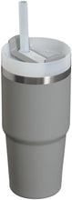 Load image into Gallery viewer, Stanley Quencher H2.0 FlowState Stainless Steel Vacuum Insulated Tumbler with Lid and Straw for Water, Iced Tea or Coffee, Smoothie and More, Stone, 14oz
