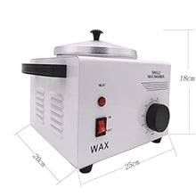 Load image into Gallery viewer, Single Pot Wax Warmer Professional Electric Wax Heater Machine Facial Skin SPA Equipment with Adjustable Temperature Set with Wood Craft Sticks?50 Pcs?