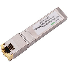 Load image into Gallery viewer, Wiitek 10G SFP+ to RJ45 Copper Modules, 1.25G/2.5G/5G/10GBase-T Ethernet Copper to SFP+ Transceiver Compatible for Juniper EX-SFP-10GE-T(Cat 6a/7 or Better, 30-Meter)