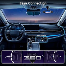 Load image into Gallery viewer, 4 Channel Dash Cam with Front Rear Left Right Cameras, 360 Car Camera System for Driving & Parking, Night Vision, Parking Monitor, G-Sensor, Loop Recording, Multi-Camera Dashcam+64GB Card_200
