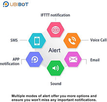 Load image into Gallery viewer, UbiBot Wireless Remote Smart Temperature Humidity Ambient light Sensor Wifi 24/7 Monitoring, Alerts & History Data Logger Monitor from Anywhere, Anytime! IFTTT Notification (WS1 Pro WiFi &Sim)