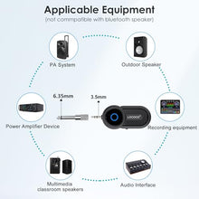 Load image into Gallery viewer, Wireless Saxophone Microphone System for Instruments: UHF Rechargeable Instruments Microphone Receiver and Transmitter - 160ft Range. Plug and Play - Clip-on Mics Suitable for Sax Trumpet, Trombone