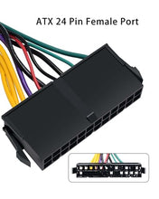Load image into Gallery viewer, COMeap 24 pin to 6 pin Adapter HP ATX Power Cable Compatible with Z200 Z210 Z220 Z230 Z240 SFF MT TWR Series 4000 6005 8300, ProDesk 600 G1, EliteDesk 800 G1 13.3-inch (34cm)
