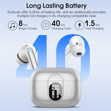 Load image into Gallery viewer, Wireless Earbuds, Bluetooth Headphones HiFi Stereo, 40H Playtime in-Ear Earbud, 2024 Bluetooth 5.3 Earbuds with LED Power Display, IP7 Waterproof Wireless Earphones Sport Headset for Android iOS