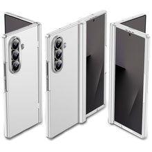 Load image into Gallery viewer, MAKAVO Slim Thin for Samsung Galaxy Z Fold 7 Case, Built-in Outer Screen Protector, Hinge Protection, Fold7 Full Body Hard Shockproof Phone Cover, Silver