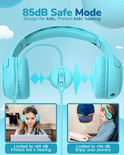 Load image into Gallery viewer, awatrue Toddler Kids Headphones Wired - Headphones for Kids Volume Limit 85/94dB Headset 3.5mm Jack Adjustable Foldable Headsets for Girls Boys Children Teens Pad Smartphones School