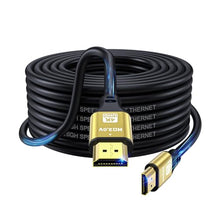 Load image into Gallery viewer, jojobnj HDMI Cable 40ft, 4K@60Hz, 18Gbps High Speed HDMI 2.0 Cord, Ultra HD,Ethernet Audio Return,Video 4K,1080p,3D,Arc, HDR Compatible with Xbox,PS5/PS4,HDTV,Laptop ect(Gold)