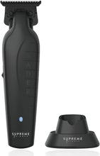 Load image into Gallery viewer, Supreme Trimmer Vader Trimmer ST3778 | Barber Liner Mens Beard Trimmer (210 Min Run Time) DLC T Blade Cordless Hair Clippers | Black