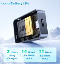 Load image into Gallery viewer, Airplane Bluetooth Adapter for AirPods Headphones, Bluetooth Transmitter for TV Headphones, Wireless Audio Receiver for Home Stereo, 3.5mm AUX Adapter for Car, KAIY Wireless 5.4 Transmitter Receiver