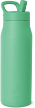 Load image into Gallery viewer, Simple Modern Water Bottle with Push Button Straw Lid | Ceramic-Lined Insulated Stainless Steel | Travel Water Bottles for Gym & Sports | Leak Proof | Mesa Signature Collection | 34oz, Mistletoe