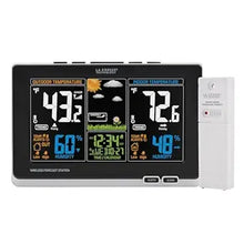 Load image into Gallery viewer, La Crosse Technology Advanced Weather Station with Full-Color LCD & Atomic Time - Monitor Indoor/Outdoor Conditions with Temperature Alerts and Humidity Readings with Transmission Range of 300 Feet