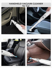 Load image into Gallery viewer, odfit Cordless Handheld Vacuum Cleaner Kit for Home, Office, Car, 7500mAh Rechargeble Battery, 12000PA Powerful Brushless Motor, 32min Runtime, 15pcs Nozzles, Additional Mini Mop & Hair Cleaner