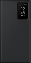 Load image into Gallery viewer, SAMSUNG Galaxy S23 Ultra S-View Wallet Phone Case, Protective Cover w/Card Holder Slot, Finger Tap Clear Window, US Version, EF-ZS918CBEGUS, Black