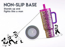 Load image into Gallery viewer, Meoky 40 oz Tumbler with Handle and Flip Straw, 100% Leakproof Tumbler with Lid and Straw, Stainless Steel Insulated Cup, Cupholder Friendly, Keeps Cold for 34 Hours (Celebration)